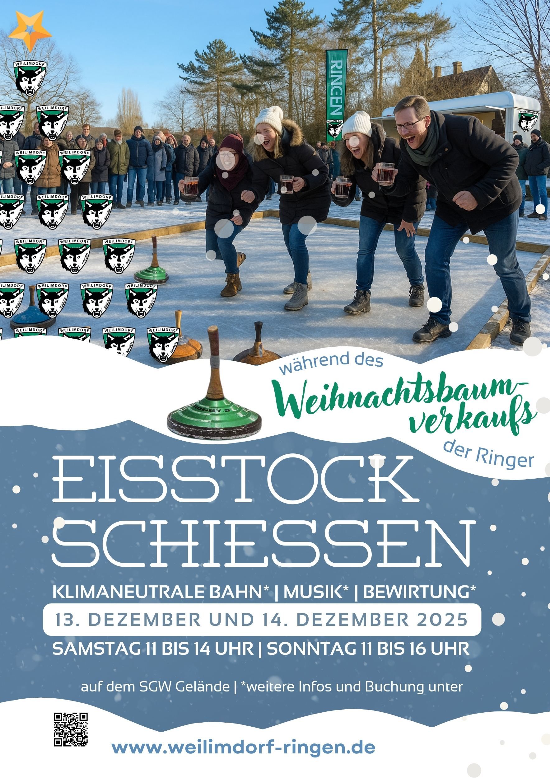 Eisstockschiessen 2025 Plakat